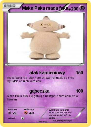 Pokemon Maka Paka mada faka