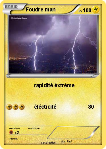 Pokemon Foudre man