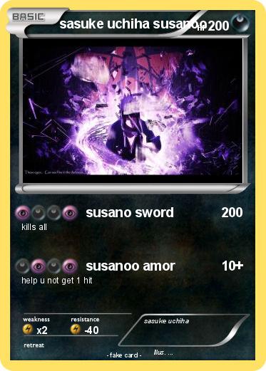 Pokemon sasuke uchiha susanoo