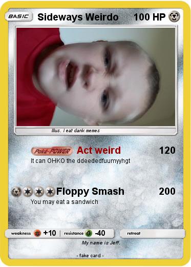 Pokemon Sideways Weirdo