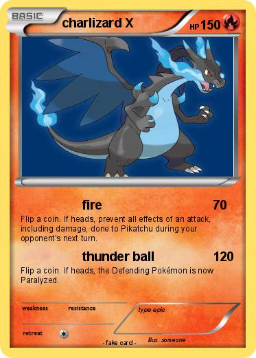 Pokemon charlizard X