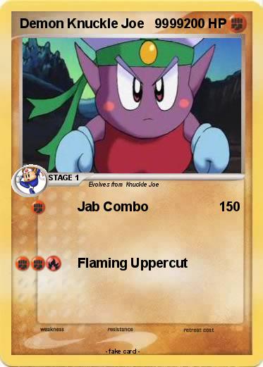 Pokemon Demon Knuckle Joe   9999