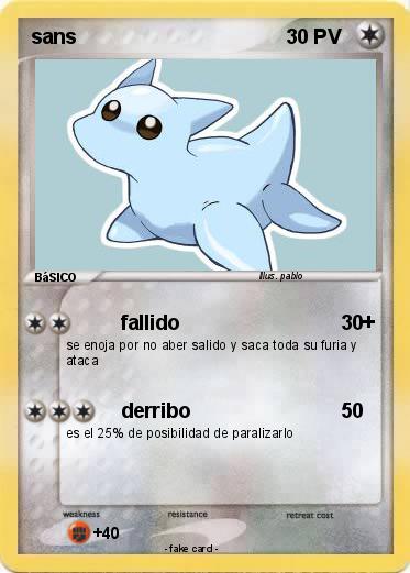 Pokemon sans