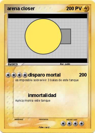 Pokemon arena closer