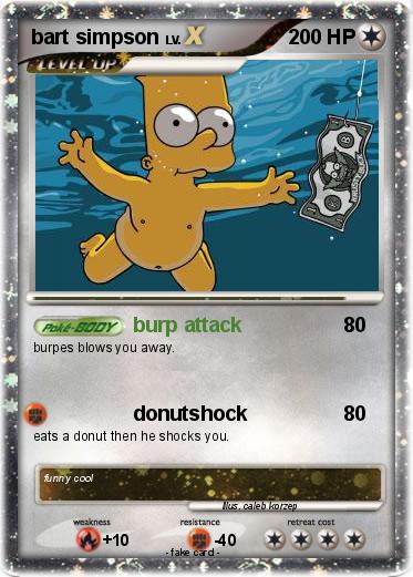 Pokemon bart simpson