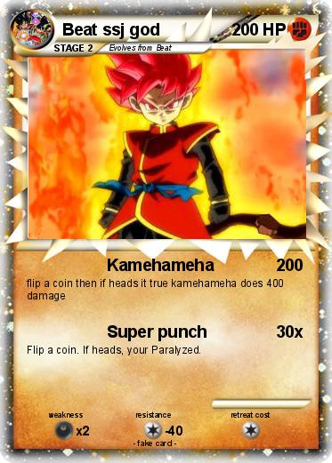 Pokemon Beat ssj god