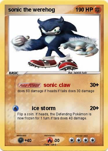 Pokemon sonic the werehog