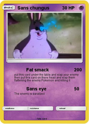 Pokemon Sans chungus