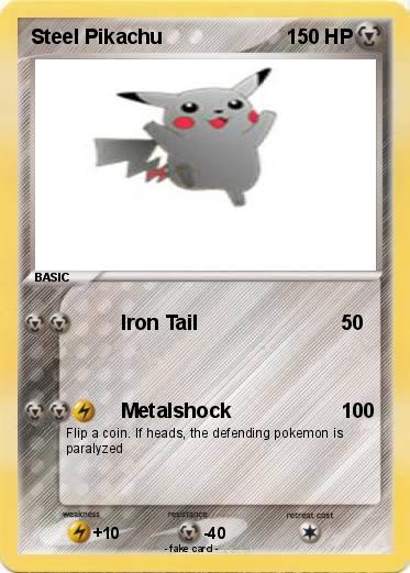 Pokemon Steel Pikachu