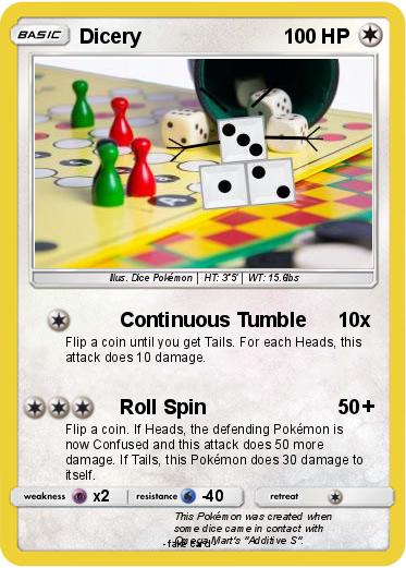 Pokemon Dicery