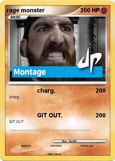 Pokemon rage monster