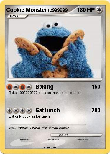 Pokemon Cookie Monster