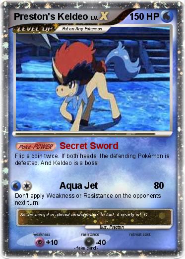 Pokemon Preston's Keldeo