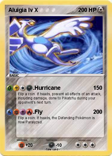 Pokemon Aluigia lv X