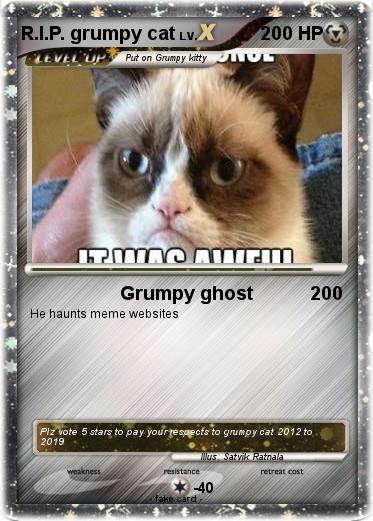Pokemon R.I.P. grumpy cat