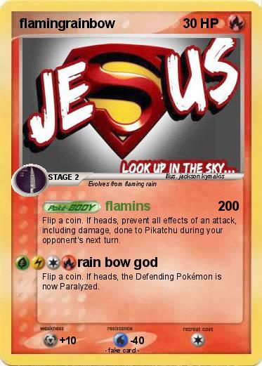 Pokemon flamingrainbow
