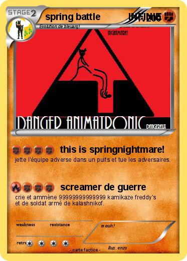 Pokemon spring battle           INFINIE