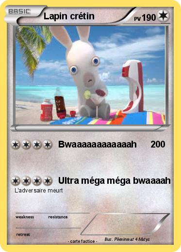 Pokemon Lapin crétin