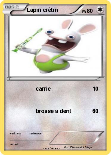 Pokemon Lapin crétin