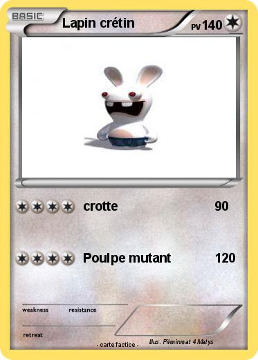 Pokemon Lapin crétin
