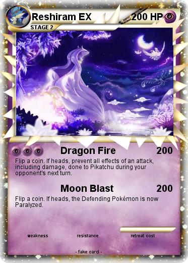 Pokemon Reshiram EX