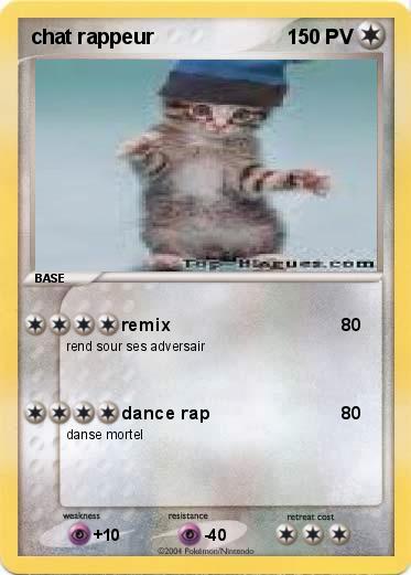 Pokemon chat rappeur