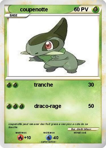 Pokemon coupenotte