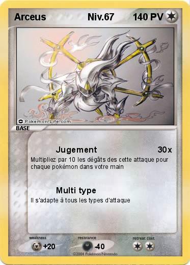 Pokemon Arceus                Niv.67