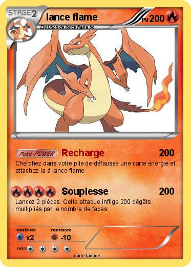 Pokemon lance flame