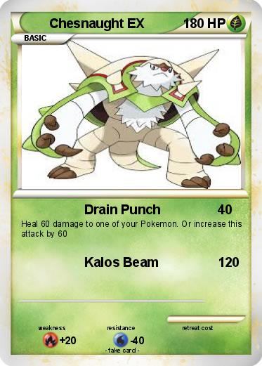 Pokemon Chesnaught EX