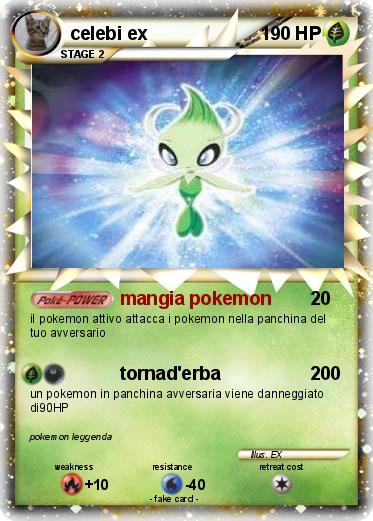 Pokemon celebi ex