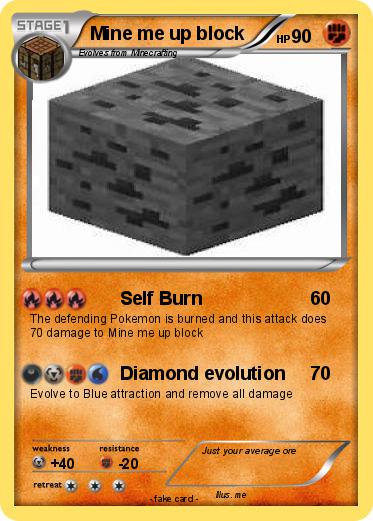 Pokemon Mine me up block