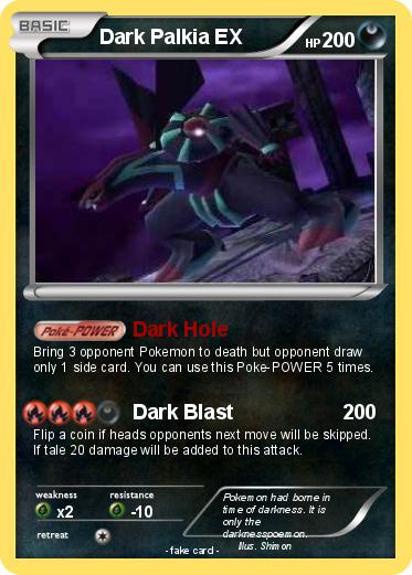 Pokemon Dark Palkia EX