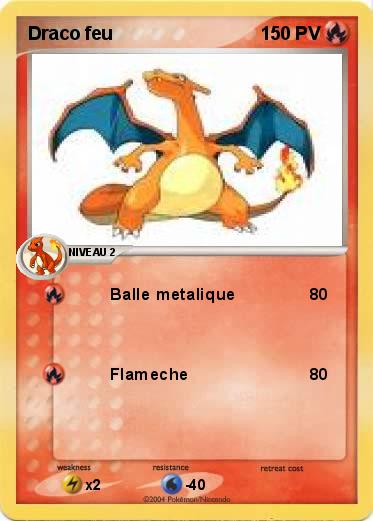 Pokemon Draco feu