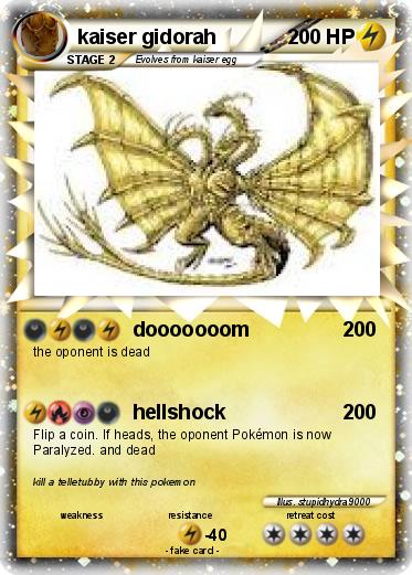 Pokemon kaiser gidorah