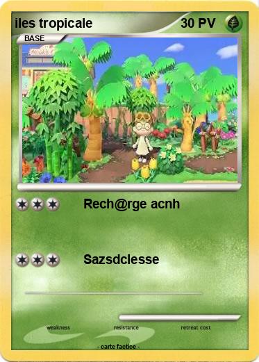 Pokemon iles tropicale