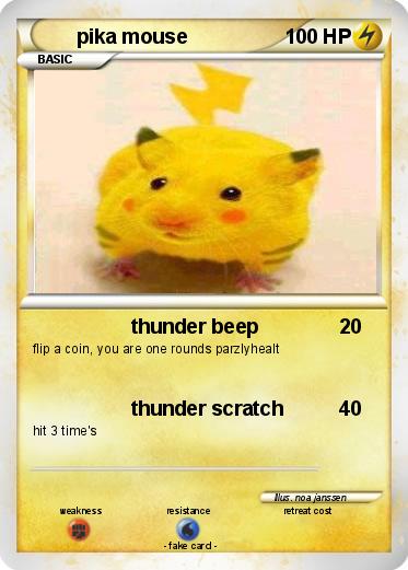 Pokemon pika mouse