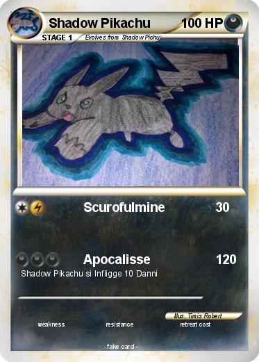 Pokemon Shadow Pikachu