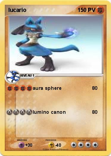 Pokemon lucario