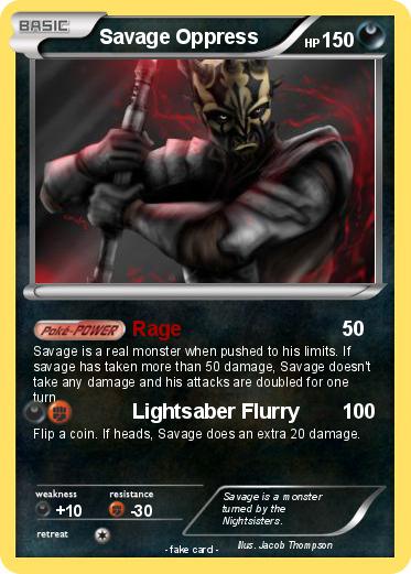 Pokemon Savage Oppress