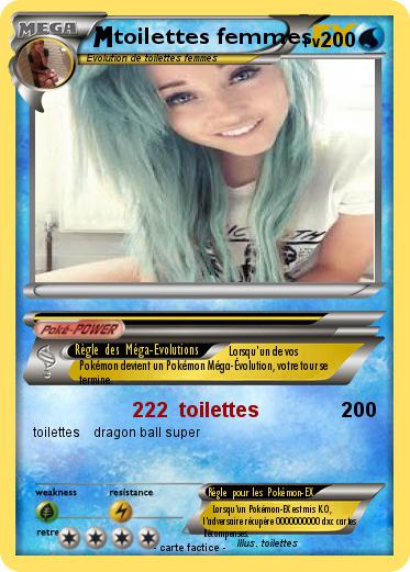 Pokemon toilettes femmes