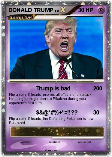 Pokemon DONALD TRUMP
