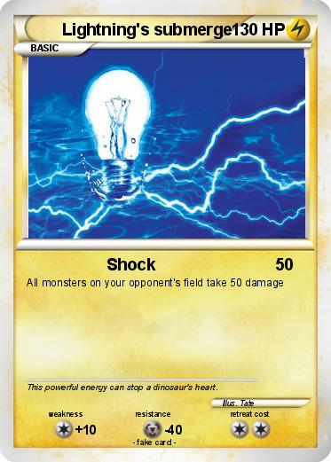 Pokemon Lightning's submerge