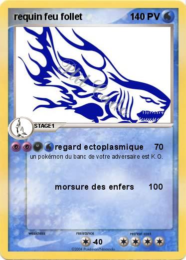 Pokemon requin feu follet