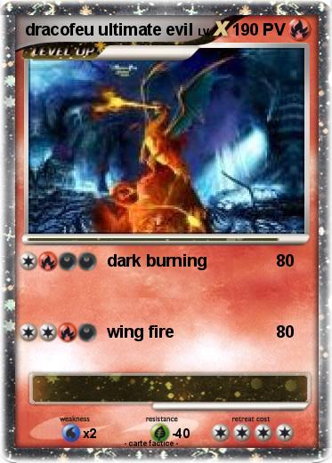 Pokemon dracofeu ultimate evil