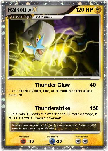 Pokemon Raikou