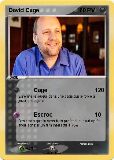 Pokemon David Cage
