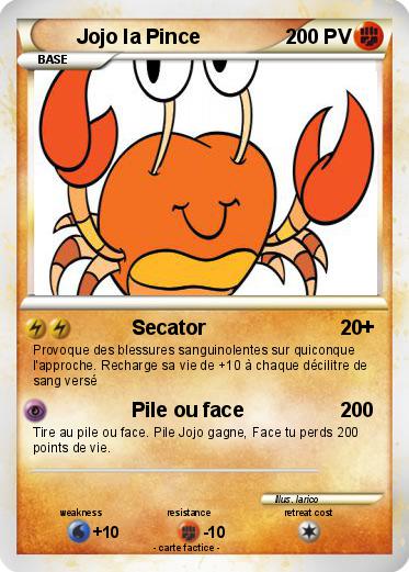 Pokemon Jojo la Pince