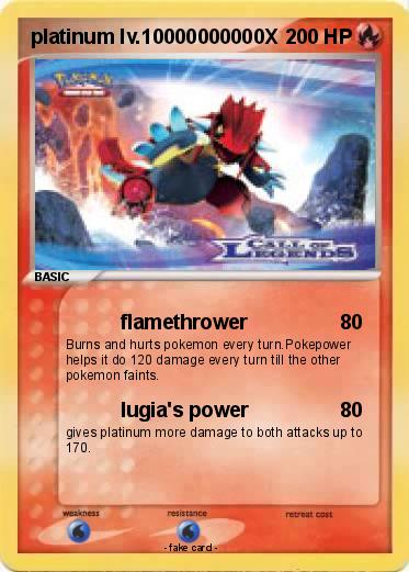 Pokemon platinum lv.10000000000X