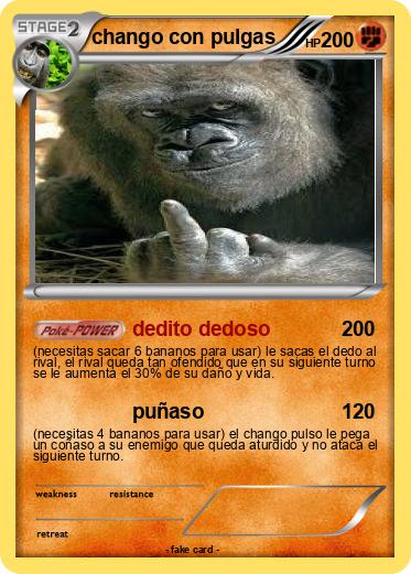 Pokemon chango con pulgas